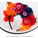 FRCOLOR Halloween Rose Flower Headband Butterfly Headband Day of the Dead Headband Hair Wreath Mexican Headwear Floral Crown Fancy Dress Costume Accessory One Size Assorted Color 2 - Buy Online on GoSupps.com
