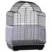 pranovo Bird Cage Seed Catcher Seeds Guard Parrot Nylon Mesh Net Cover Stretchy Shell Skirt Traps Cage Basket Soft Airy Medium White