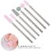 Stainless Steel Nail Drill Bit Set - 6Pcs Manicure Accessories for Nail Art - #5 - Buy Online on GoSupps.com