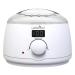 Wax Warmer, Portable Electric Hot Wax Warmer for Hair Removal with See-Through Cover(White)