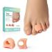 Welnove Toe Separator for Overlapping Toes - Toe Spacers for Bunions - Toe Corrector for Hammer Toes Realign Crooked Toes - Preventing Rubbing Relieve Pressure (Medium Size 6 Pack)