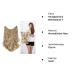 Silk-Co Honey Blonde Synthetic Hair Extensions - Adjustable Invisible Cord 50cm | Perfect for Women - Buy Online on GoSupps.com
