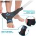 Adjustable Ankle Brace Compression Sleeve for Men and Women - Support for Sprained Ankle Recovery (Small) - Buy Online on GoSupps.com