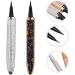 Healeved 2pcs Diamond Eyeliner Liquid Liner Pen Self- Adhesive Eyeliners Green Tint Conditioner Silver Black - Buy Online on GoSupps.com