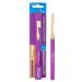 Toothbrush screwable aluminum violet Medium Feel Natural Violet 1 piece (1 pack)