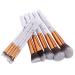 10-Piece Cocohot Marble Makeup Brush Set - Professional Eyeliner Foundation & Blending Brushes for All Skill Levels | International Shipping Available - Buy Online on GoSupps.com