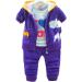 Yao Baby Girls 3 Piece Set | T-Shirt, Vest, and Pants | 1-2 Years | Purple - Buy Online on GoSupps.com