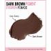 YFULFILL Dark Brown Eyebrow Stencil Kit - Waterproof Stamp with Sponge Applicator - Buy Online on GoSupps.com