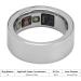 Smart Ring Health Tracker - Fitness Tracker for Men & Women | Heart Rate Sleep Monitoring Body Temperature Steps - Silver No 19 - Buy Online on GoSupps.com