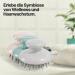 Imperio Scalp Massage Brush | Stimulate Hair Growth | Premium Circulatory Head Massager for Dry & Wet Hair - Mint Green - Buy Online on GoSupps.com