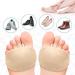 2 Pack Silicone Toe Spreader for Hallux Valgus & Hammer Toe Correction - Bunion & Corns Relief - Buy Online on GoSupps.com