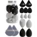 Makeup Sponge Set Setting Face Puff with Bottle Beauty Makeup Sponge Set Portable Concealer Sponge Facial Makeup Tools for Blending Foundation Cream Black - Buy Online on GoSupps.com