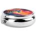 Colorful Unicorn Long Horn Metal Pill Box - Portable 3-Compartment Travel Organizer Hinged Design for Small Pills Ideal for On-the-Go Use - Buy Online on GoSupps.com