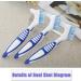 Double Sided Denture Cleaning Brushes - 4 Pcs for Effective Denture Care - Buy Online on GoSupps.com