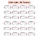 24 Eyebrow Stencil Templates Set - Reusable DIY Makeup Tool for Perfectly Shaped Eyebrows | Ugenbrau Care - Buy Online on GoSupps.com
