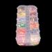 FANGO 3D Shape New Nail Clear Nail Pearl Diy Nail Art Decorations Rhinestone Manicure Tools 3# Colorful Vest Sequins - Buy Online on GoSupps.com