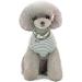 Cute Striped Pet Sweater for Small Dogs - Heroic Design in Pink Red Blue & Gray | Lightweight Fashion for Puppies (1.2-9.0 kg) - Buy Online on GoSupps.com