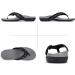 Viakix Orthotic Sandals for Women - Arch Support Sandals for Plantar Fasciitis - Black Stripe, Size 9 - Buy Online on GoSupps.com