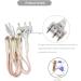 ThreeWOT Fencing Body Cord Set of 2 - Foil/Sabre Two-pin Plug, Clear Wire - Buy Online on GoSupps.com