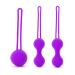 MOPO LLC Kegel Weighted Exercise Balls - Pelvic Floor Tightening and Strengthen Bladder Control - Prevent Prolapse - Set of 3 for Beginners to Advanced (Purple)
