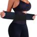 Waist Trainer Belt for Women- Waist Cincher Trimmer Fat Burner Slimming Weight Loss Belt - Slimming Body Shaper Belt Black Puls X-Large