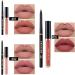 Beliky Girl Matte Liquid Lipstick and Lip Liner Pen Set 3 Colors Liquid Lip Gloss + 3 Colors Lip Liner Pencil Set Velvet Lip Gloss Lipliner Waterproof & Long Lasting Nude Lip Stick Makeup Set A - Buy Online on GoSupps.com