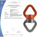 Buy Newdoar Swing Swivel 30kn CE-Certified Rotator Spinner for Aerial Dance Yoga Hammocks & Climbing - Silver Orange - Buy Online on GoSupps.com