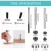 15mm Stainless Steel Snap Fasteners Kit for Leather Craft - 45 Set Snaps with Tools, 3 Colors - Ideal for Windbreaker, Shirts, Jackets, Backpacks, Wallets - Buy Online on GoSupps.com