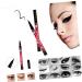 Balacoo 3pcs Colored Eyeliner Waterproof Eyeliner Eyeline Liquid Pencil Liquid Eyeliner No Smudge Makeup 1 count (Pack of 1) As Shownx3pcs - Buy Online on GoSupps.com