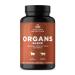 Ancient Nutrition Organ Supplements Grass-Fed and Wild Organ Complex Capsules Liver Heart Kidney Supports Organ Cognitive and Immune System Health 180 Ct Organs Blend