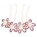 Angoily hair comb top clip alloy rhinestones pearl hair clip ponytail Korean version flowers flower pearl the flowers temperament comb Miss spring hair jewelry headgear large back of head