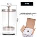 Buy Salon Sterilizer Jar 27 OZ - Glass Cleaning & Sanitizing Jar with Removable Basket for Eyelash Extensions Nail Tools & Barber Implements - International Shipping Available - Buy Online on GoSupps.com
