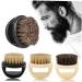 Minkissy Wild Boar Bristle Beard Brush & Hairbrush for Men - Premium Beard Care & Grooming Tools - Buy Online on GoSupps.com