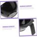 VICASKY Ensemble De 5 Bols De Teinture Capillaire Noirs Grands Bols M langeurs En Plastique Solide Pour Salon De Coiffure Et Usage Maison Accessoires Pour Coloration Capillaire - Buy Online on GoSupps.com