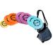 Faster Disc Golf Set. Everything Beginners -Intermediate Golfers Need | 7 Discs: 2 Drivers, 2 Mid-Range, 2 Putters, 1 Marker + Quality Carrying Bag with a Water Bottle Pocket