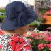 Lady Church Derby Dress Cloche Hat Fascinator - Rose Tea Party Wedding Bucket Hat - Buy Online on GoSupps.com