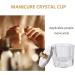Minkissy 2Pcs Acrylic Nail Glass Bowl Set | Clear Dappen Dish for Nail Art | Manicure & Acrylic Powder Cup - Buy Online on GoSupps.com