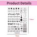 RUNRAYAY Nail Stamping Plate Fashion Flower Love Heart Geometric Multi-Pattern Nails Template Print Image Nail Art Decoration Tool - Buy Online on GoSupps.com