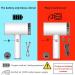 Cordless Hair Dryer USB Rechargeable Blow Dryer 1250W Fast Charging for Women Infants Kids Ourdoor Camping Beaches White - Buy Online on GoSupps.com