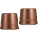 Beaupretty 2st shaving base Storage base for razor razor holder for the bathroom single toothbrush holder Storage container for razor aluminum man manual organizer