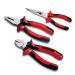Sharp-tec Pliers Set 3Pcs 8" Wire Cutters and 8" Long Nose Pliers and 8" Combination Pliers UK Professional Tool Set 3Pcs Pliers Set