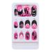 Halloween Acrylic Press On Nails - Medium Almond French Tip with Bat & Ghost Designs | 24 Pcs Full Cover Stick-On Nails for Women - Buy Online on GoSupps.com