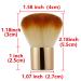 RN BEAUTY 2 Pack Kabuki Brushes Set - Golden Makeup Brushes for Powder, Blush, Foundation, Bronzer, & More - Portable Multifunctional Cosmetic Tools - Buy Online on GoSupps.com