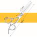 PURPLEBIRD 6 Inch Hairdressing Scissors - Professional Barber Shears with Ball Bearing Tension System - Japanese Stainless Steel - for Men, Women, and Kids - Silver Straight Design - Buy Online on GoSupps.com