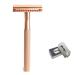 Portable Safety with Metal Handle and Zinc Alloy Head for Men and Women Double Sided EF