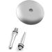 DEXSUR Ear Wax Removal Syringe - Brass Construction, Chrome Finish, 3 Oz Capacity - Buy Online on GoSupps.com