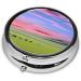 Prairie Horse Riding Portable Metal Pill Box - Mini 3-Compartment Design for Travel Perfect for Small Pills - Black - Buy Online on GoSupps.com