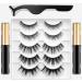 False Eyelashes 5 Pairs Lash Extensions Look Reusable Contact Lens Friendly