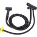 High Pressure Stainless Steel Toilet Sprayer G1/2 - Bidet Sprayer with 1 in 2 Out Angle Valve | Premium Bathroom Supplies - Buy Online on GoSupps.com