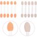 SOESFOUFU 100pcs Double Ended Eyeshadow Brush Sponge Brush Eyeshadow Makeup Tool Dual-side Cosmetic Applicator Sponge Eyeshadow Stick Latex Sponge Cosmetic Tool Makeup Brush 6.5x1.3cm White - Buy Online on GoSupps.com